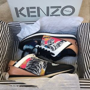 Women’s Kenzo Paris Sneakers, Unworn As Is 6/6.5